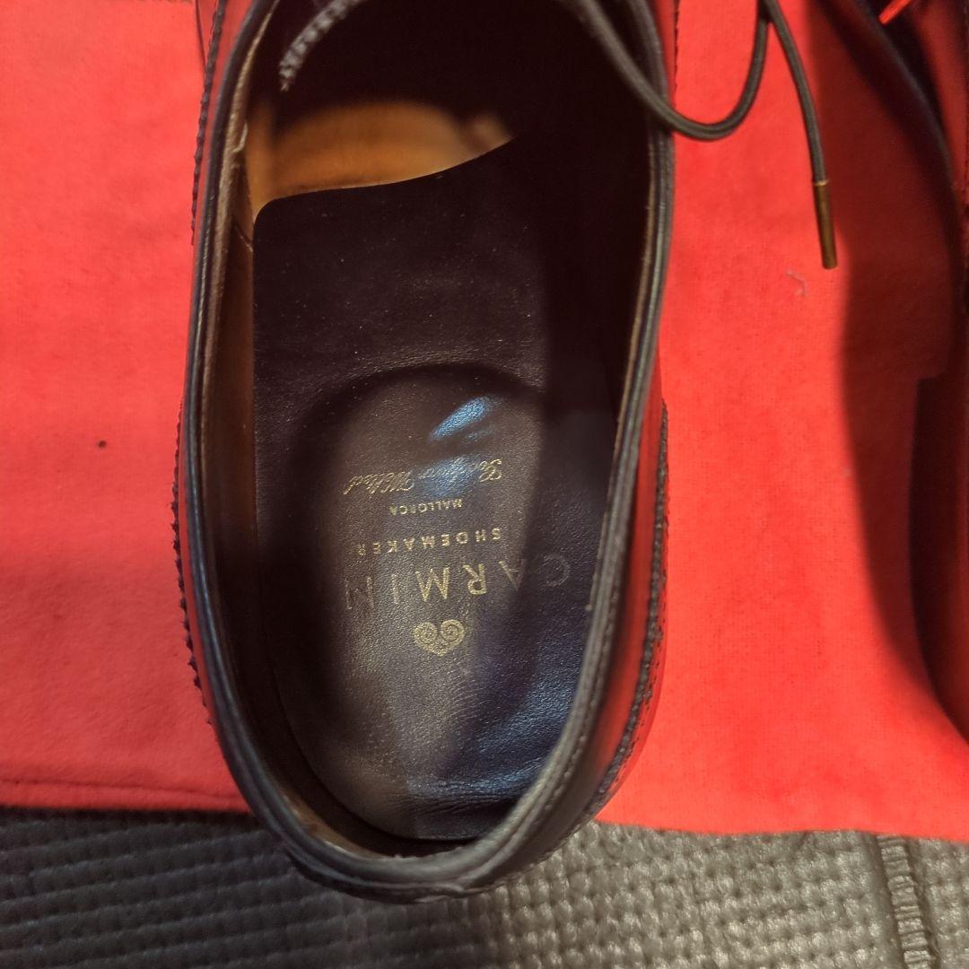 カルミナ　セミブローグ（カーフ レイン）10051　サイズ7.5