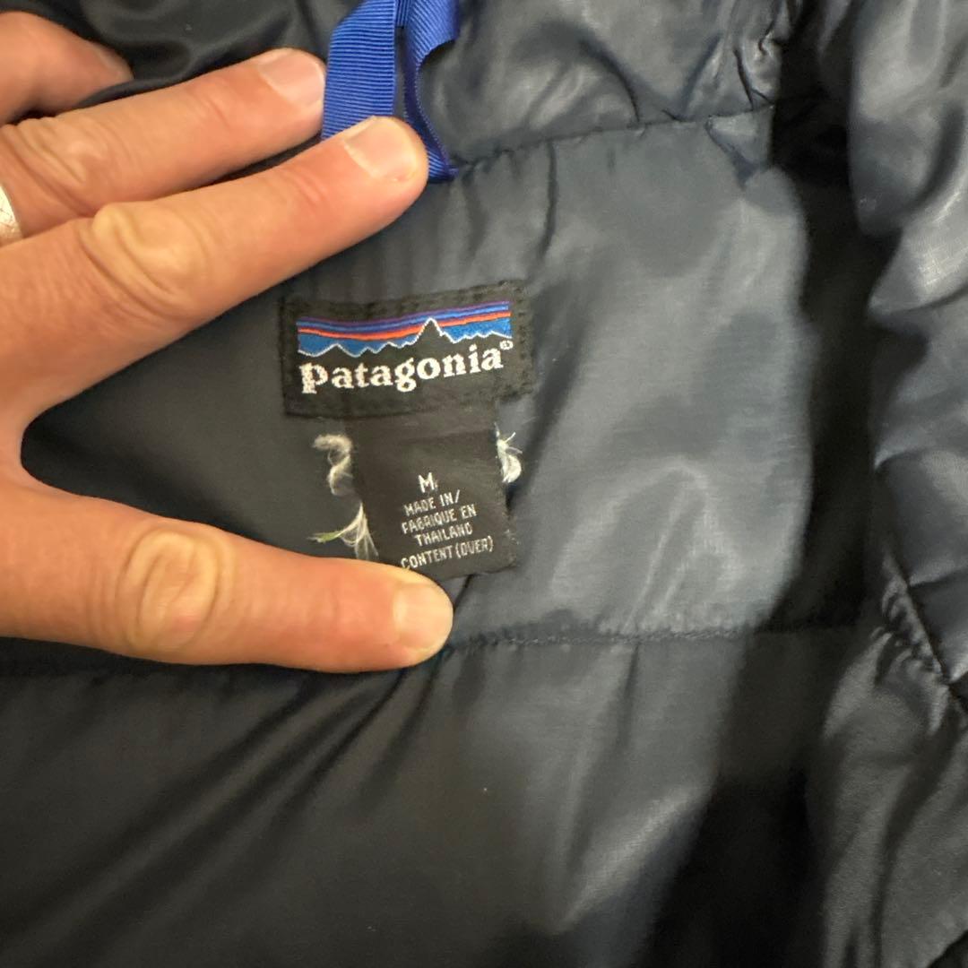 Patagonia 青 ベスト フロントジッパー