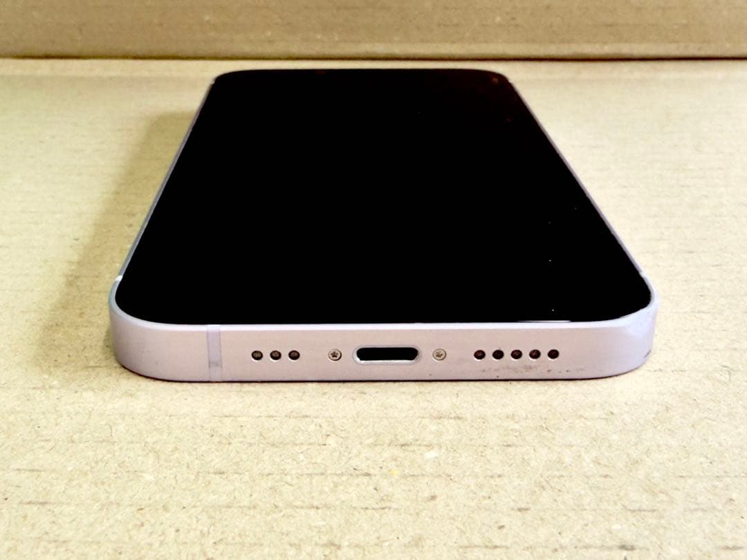 iPhone 14 パープル 128g docomo バッテリー状態87%