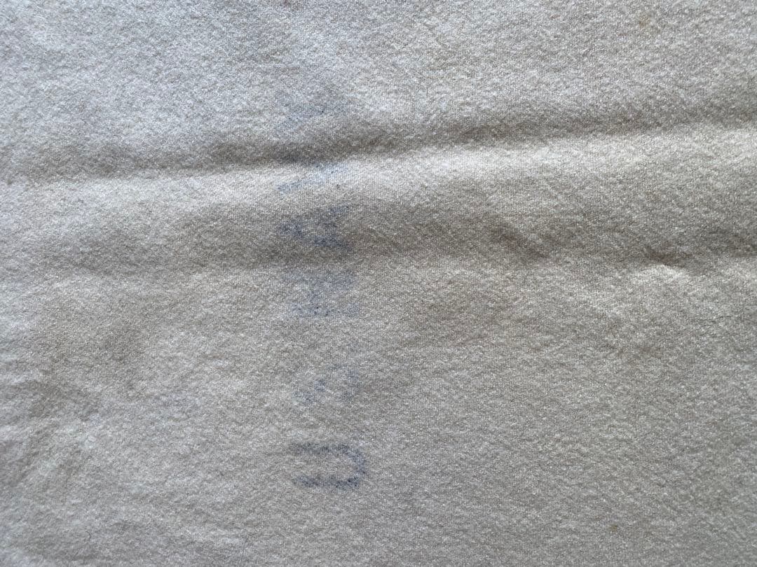 us navy 40s 40年代　海軍　ウールブランケット　ラグ　アイボリー