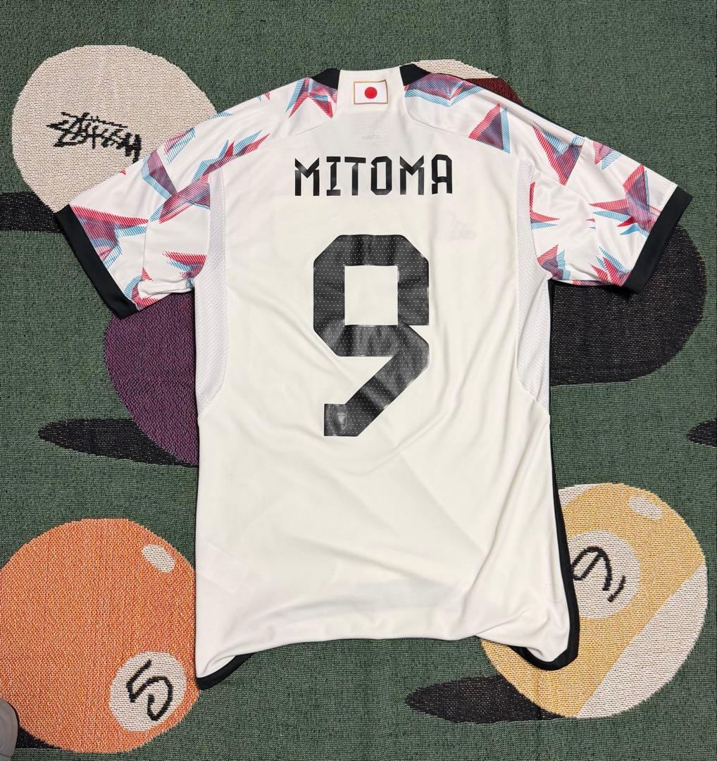 正規品 2022 サッカー日本代表 三笘薫 アウェイユニフォーム