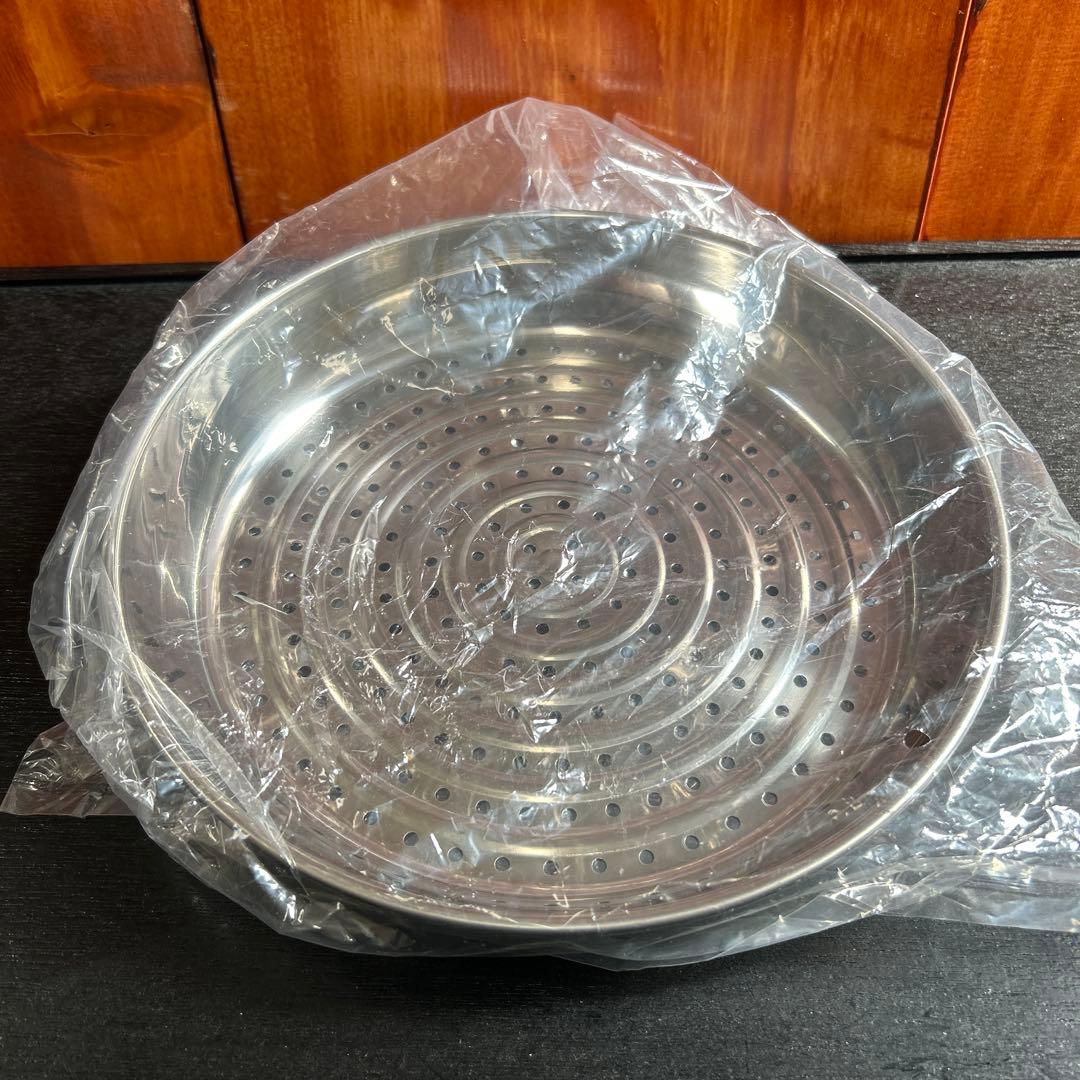 ISA　新品オールライトフライパン26cm スチーマー付 シャンパンピンク