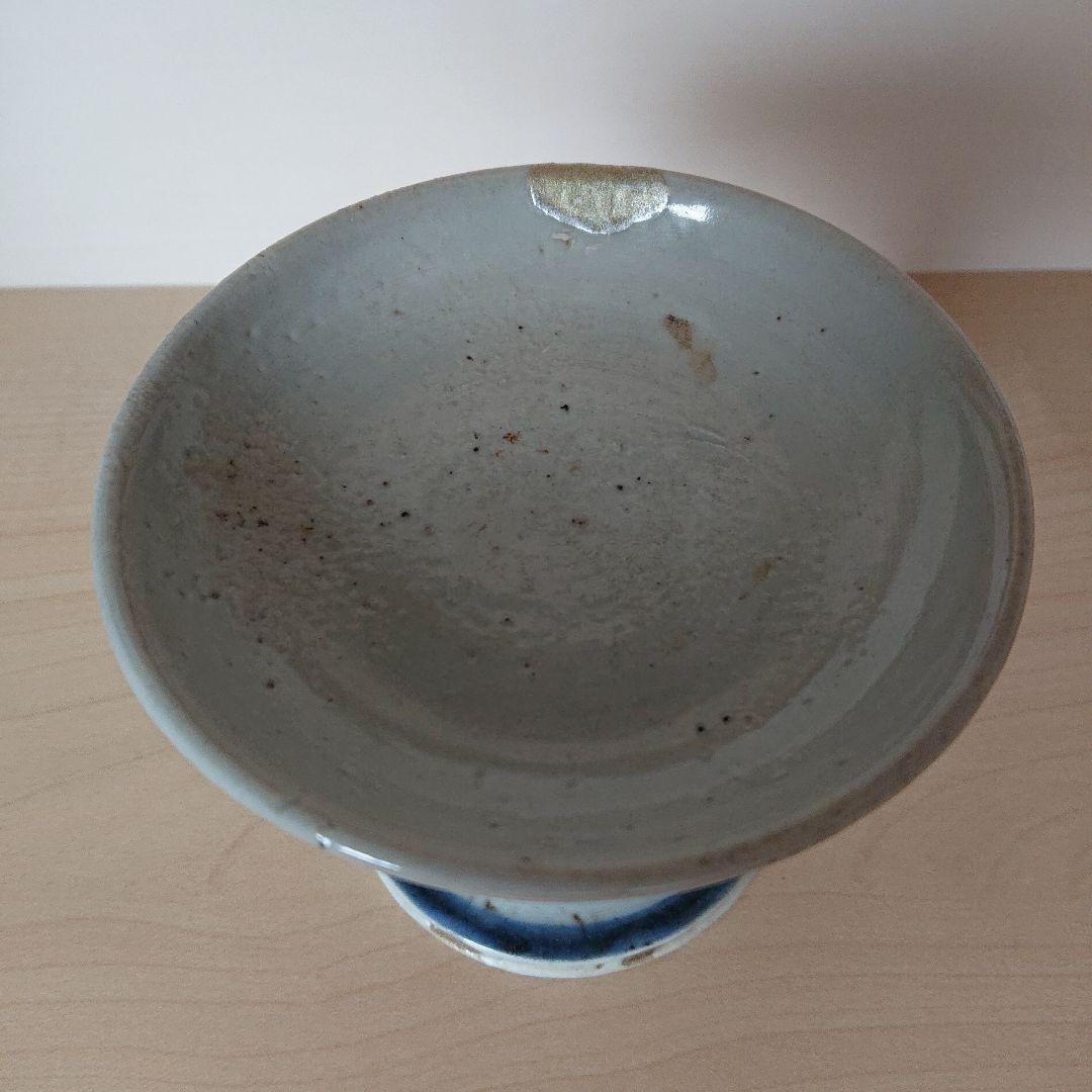 高杯　高月　高台皿　古伊万里　染付