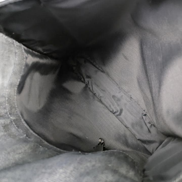 ハンティングワールド デニム ショルダーバッグ デカロゴ メッセンジャーバック