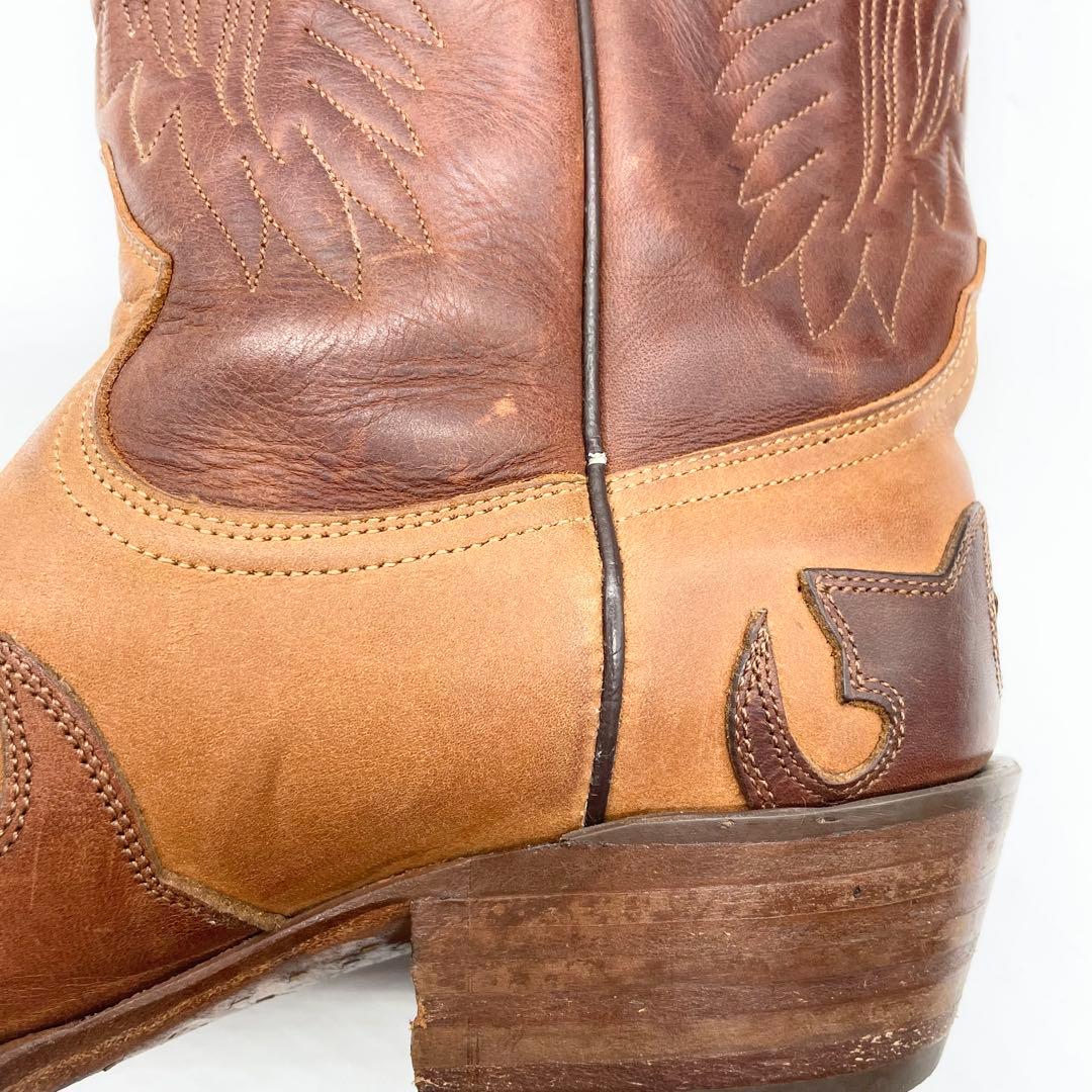 ADAM'S BOOTS アダムスブーツ ウエスタンブーツ 刺繍 レザー