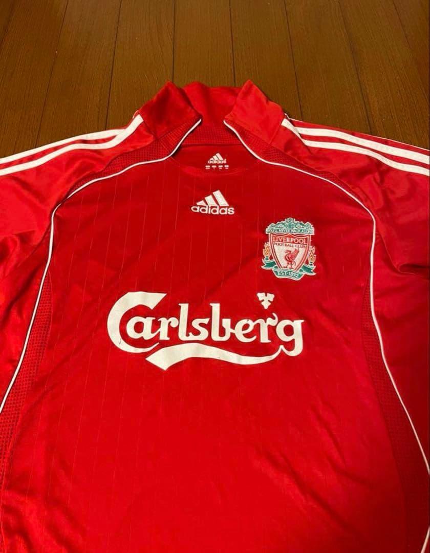 リバプール 半袖シャツ adidas 赤