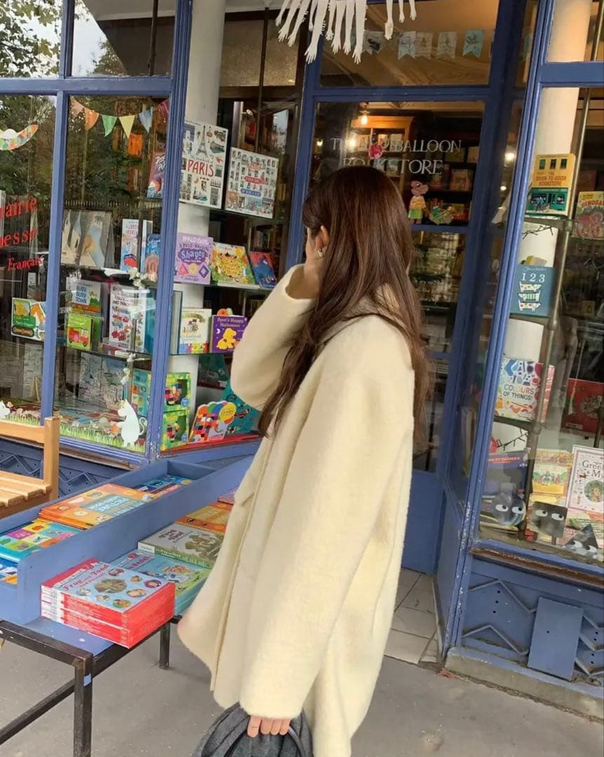 ジャケット・アウター OUNCE high neck double handmade coat