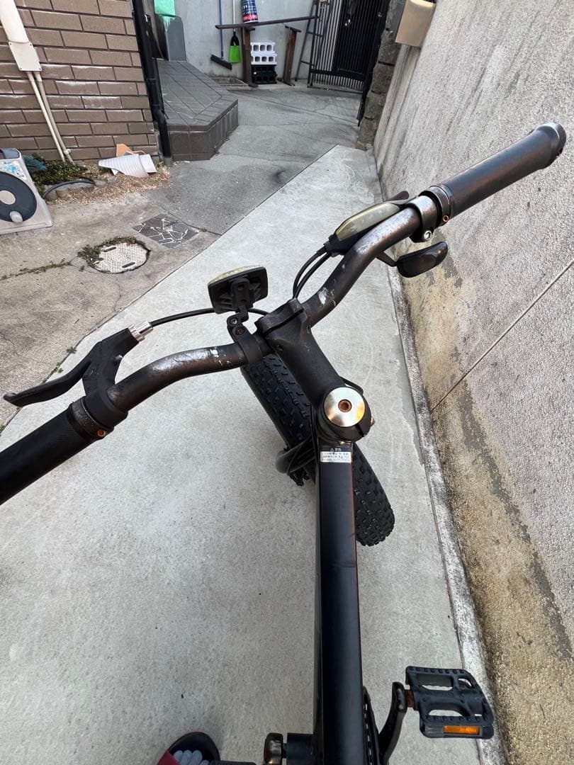 ブラック ファットバイク マウンテンバイク