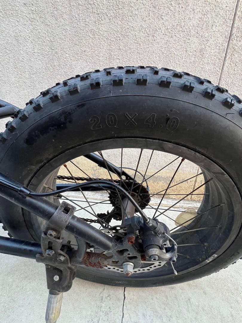 ブラック ファットバイク マウンテンバイク