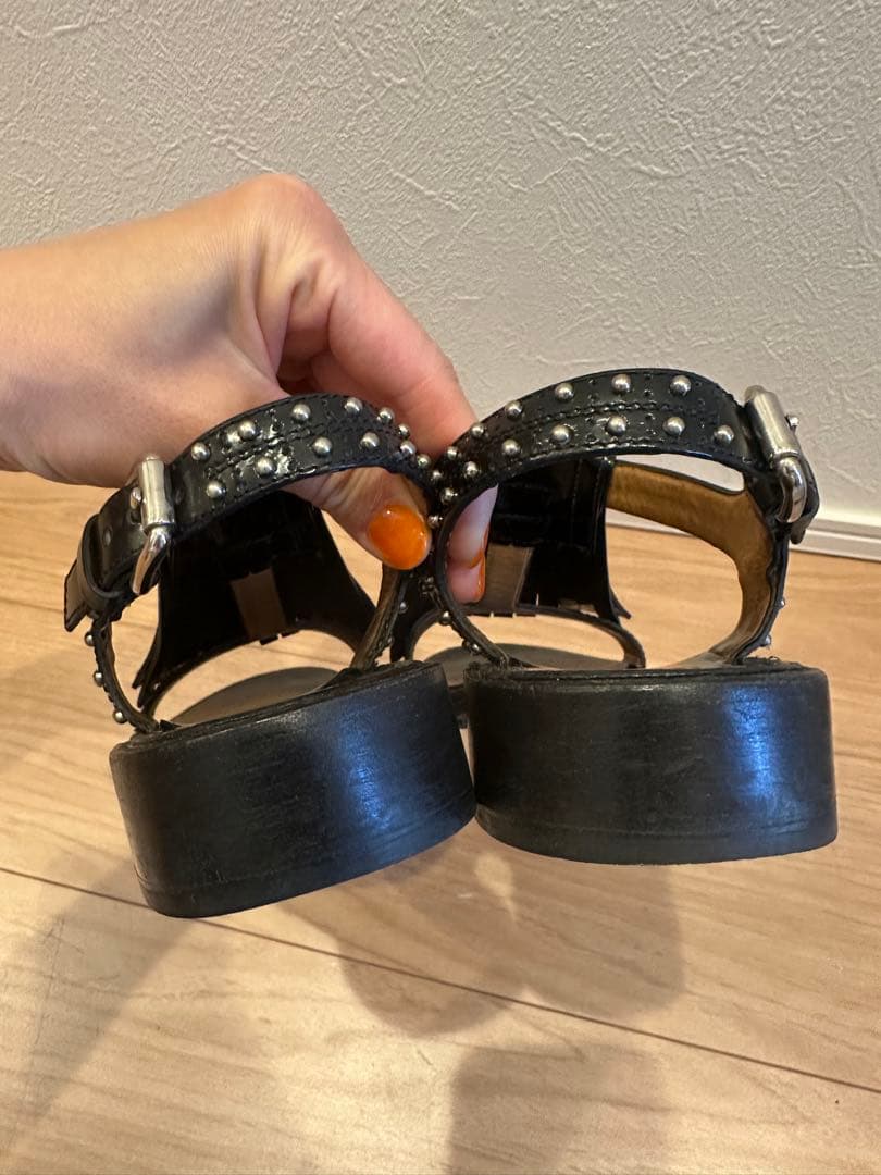 チャーチ　スタッズサンダル　37 1/2