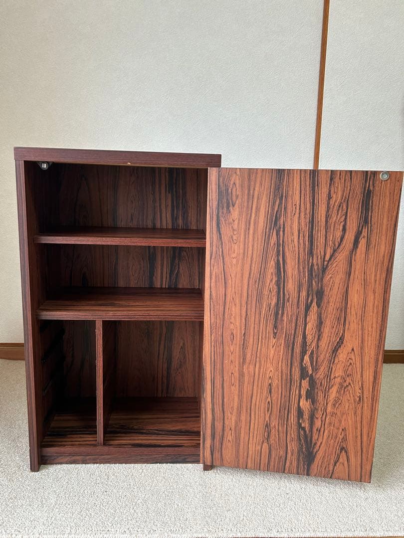 昭和レトロ 飾り棚　キャビネット ヴィンテージ　ミッドセンチュリー　収納　当時物