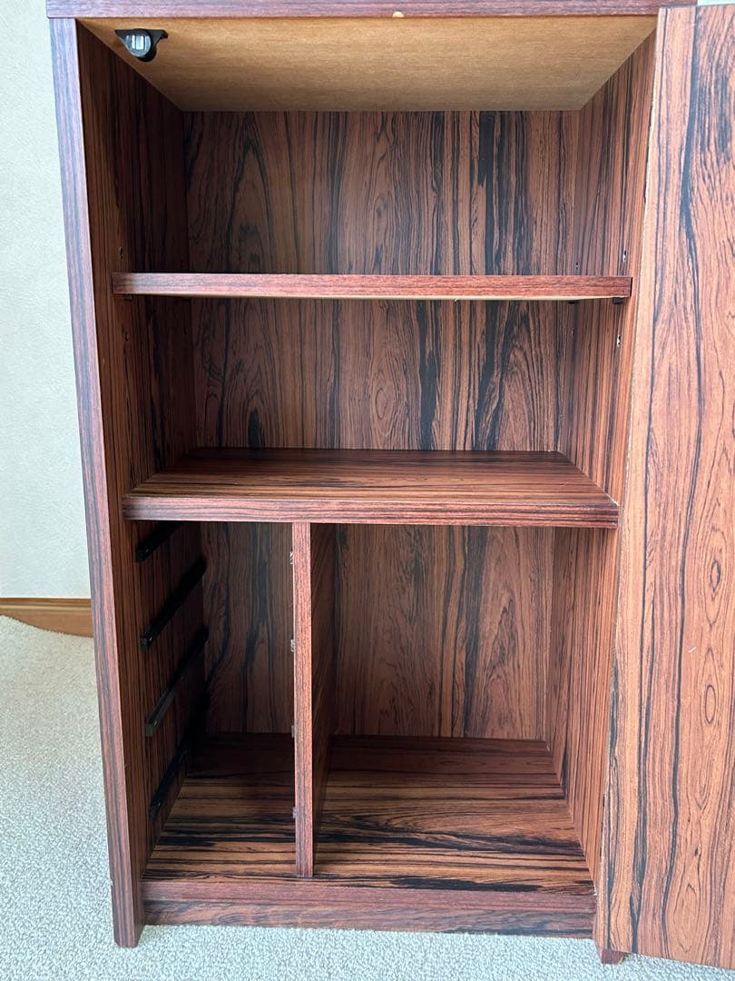 昭和レトロ 飾り棚　キャビネット ヴィンテージ　ミッドセンチュリー　収納　当時物