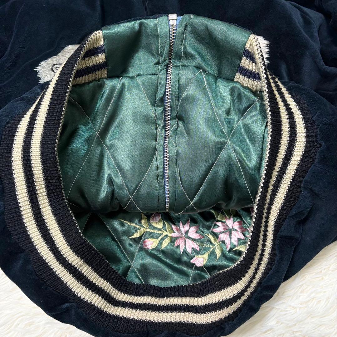 美品　beams boy 別珍スカジャン GREENLAND テーラー東洋　鷹