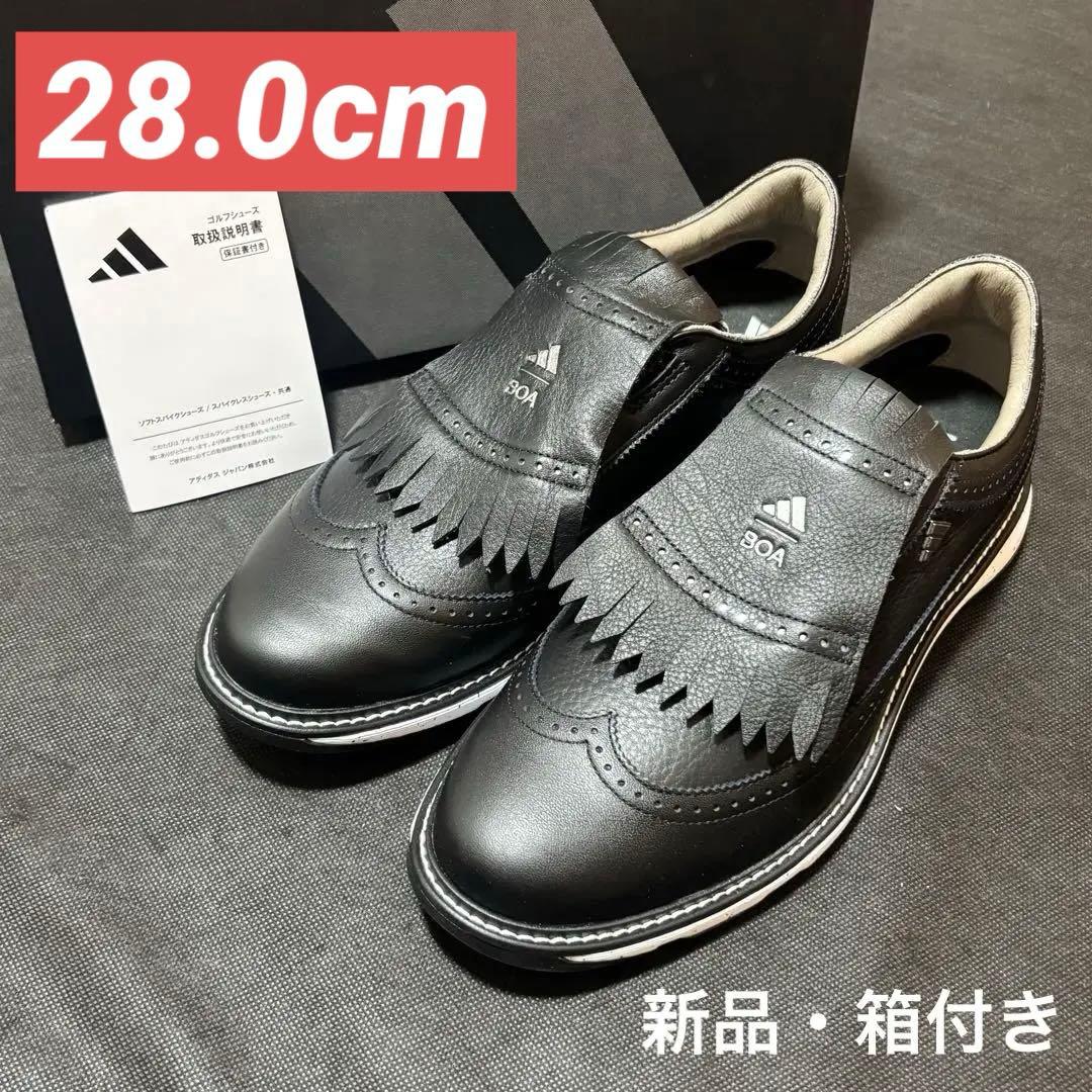 28cm adidas Golf MC87 BOA ゴルフシューズ ブラック