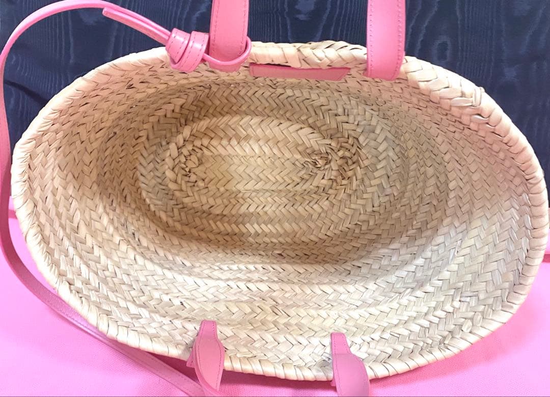 専用です。 CELINE ティーントリオンフパニエ ラフィア＆カーフスキン