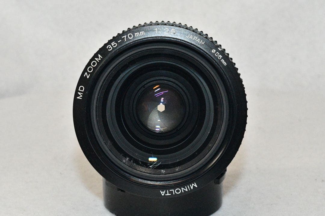 《動作品》minolta X-7 +標準ズームレンズ付き　a438