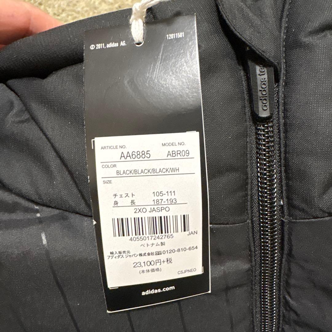 新品　アディダス　ロングダウンコート　2XO AA6885 ダウン　ベンチコート