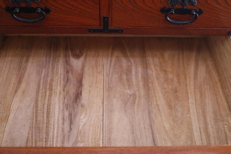 ◆民芸家具 けやき無垢 チェスト 引出収納　サイドボード ローチェスト幅57