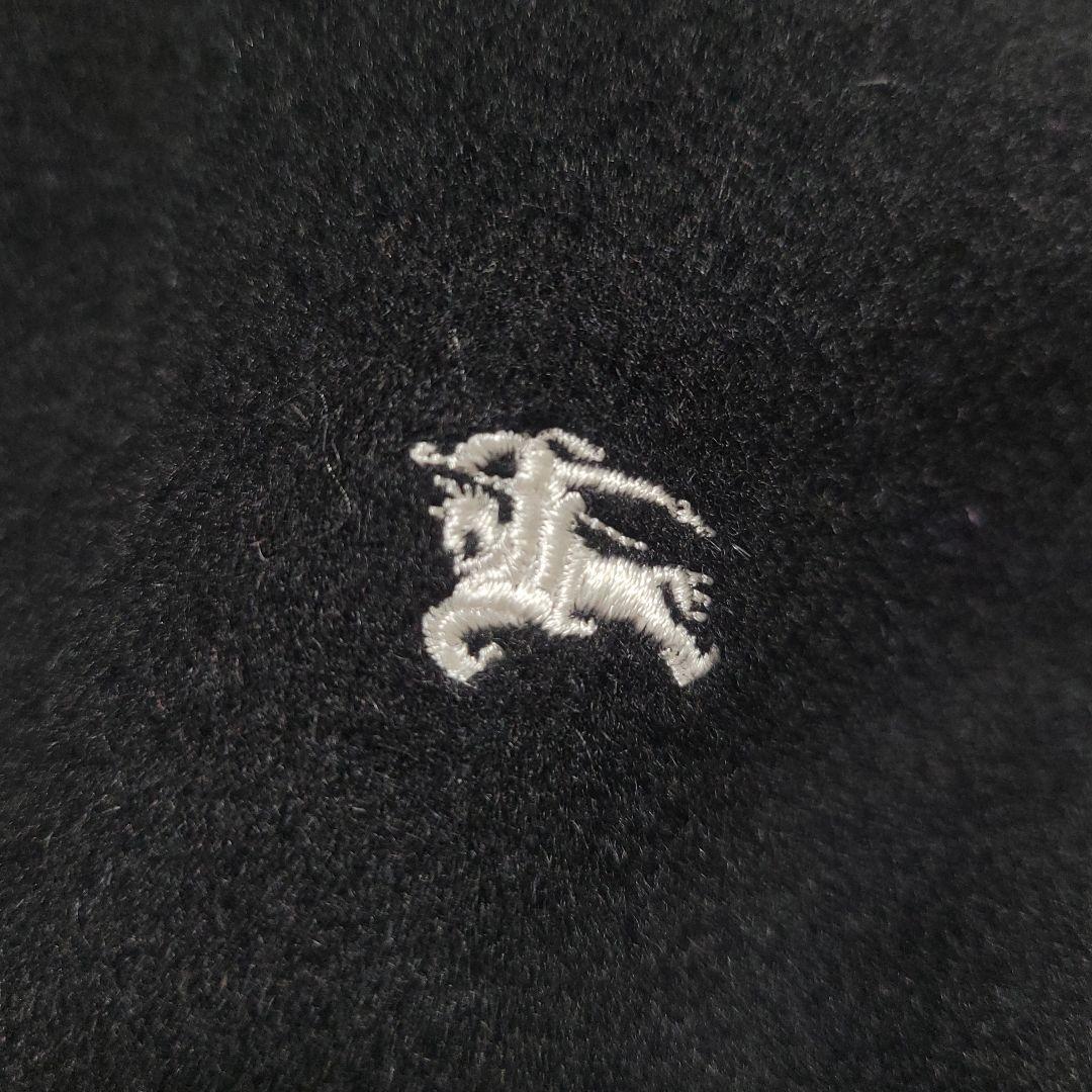 バーバリー　ダッフルコート ノバチェック ホースロゴ 羊毛 水牛トグル ブラック