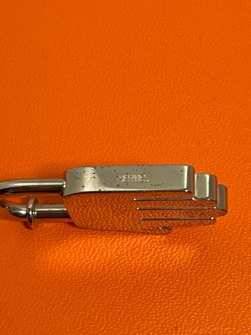 【希少2002】14 HERMES エルメス　カデナ　ハンド　シルバー