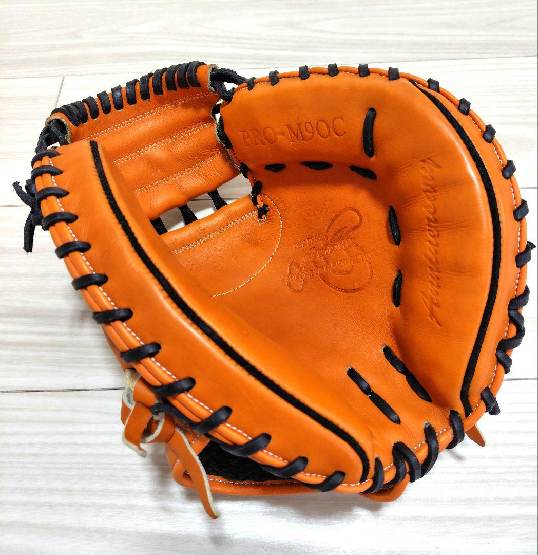 【美品】ハタケヤマ　40周年限定　軟式グローブ キャッチャーミット