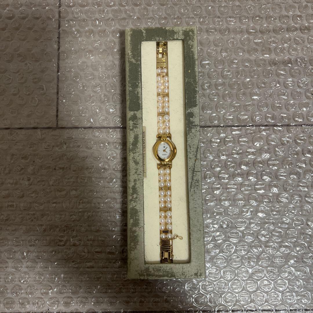 【電池切れ】腕時計　ミキモト　パールウォッチ　JAL限定