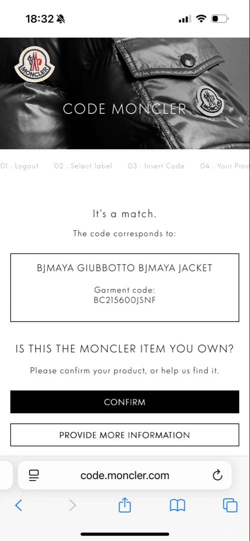 66677様 2個分モンクレール ビームス別注 BJ MAYAブラック サイズ2