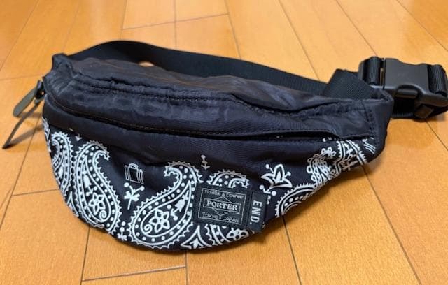 PORTER x END バンダナ柄 ウエストバッグ　日本未発売　レア