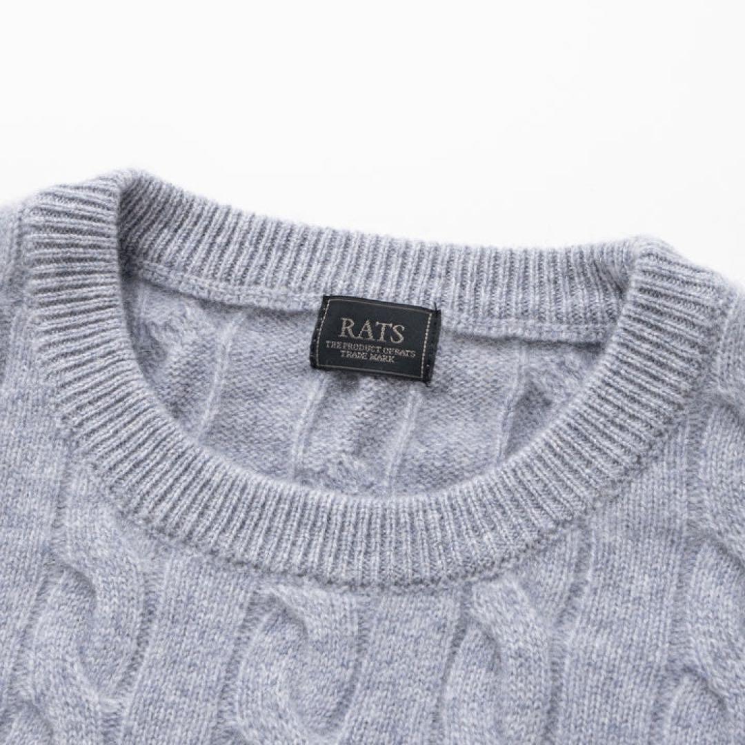 RATS CASHMERE CABLE KNIT カシミヤ ケーブル ニット