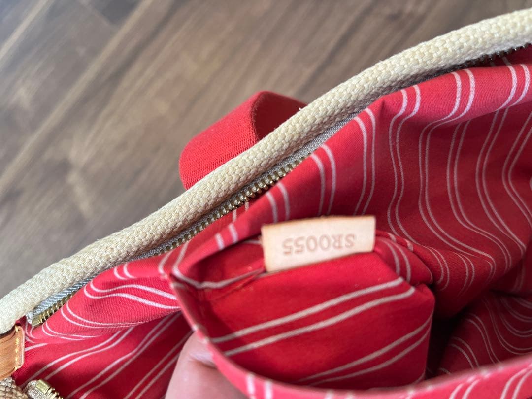 Louis Vuitton トートバッグ ベージュ/レッド