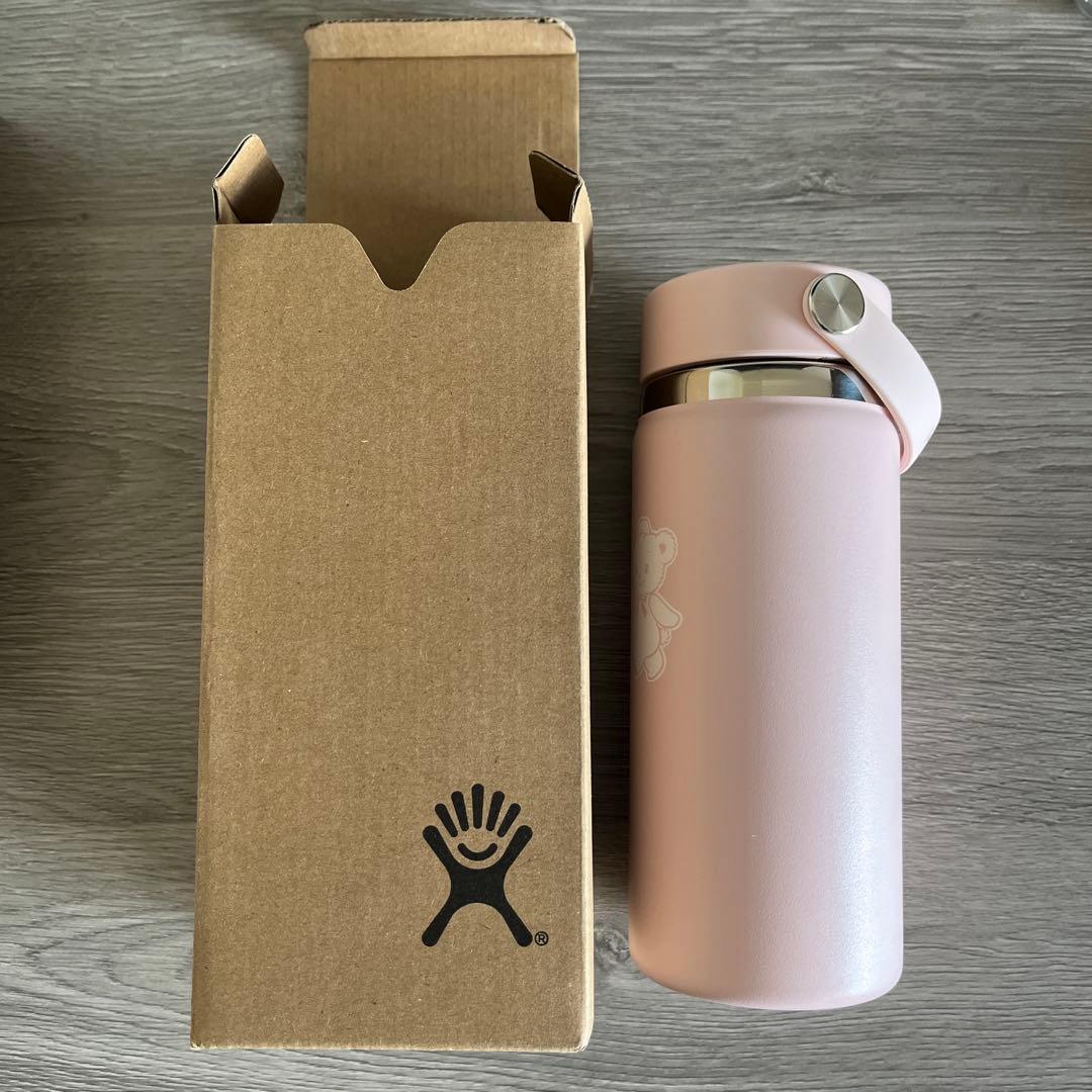 【えいくん】ファミリア ハイドロフラスクステンレスボトル 16oz ピンク