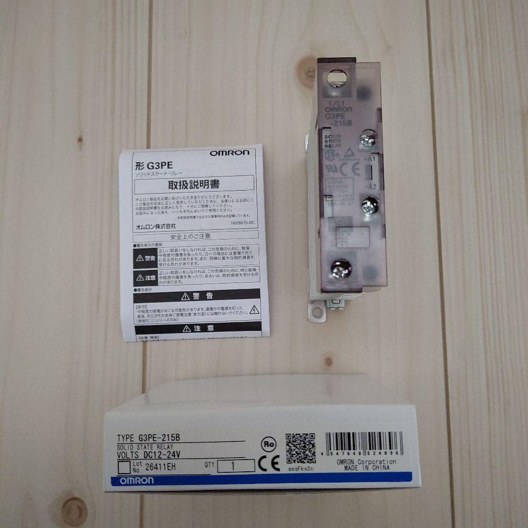 Omronヒータ用ソリッドステート・リレー G3PE-215B DC12-24