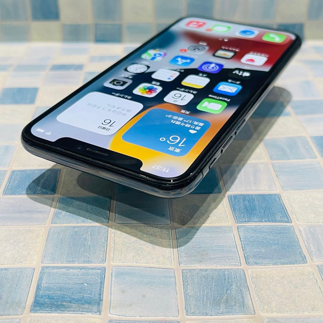 SIMフリー iPhoneX 256GB スペースグレイ 電池良好
