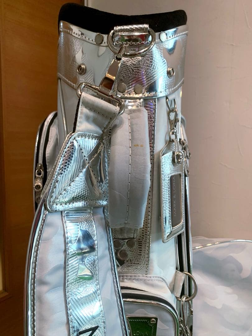 希少　ほぼ未使用　マークアンドロナ　MARK＆LONA パイソン　キャディバッグ