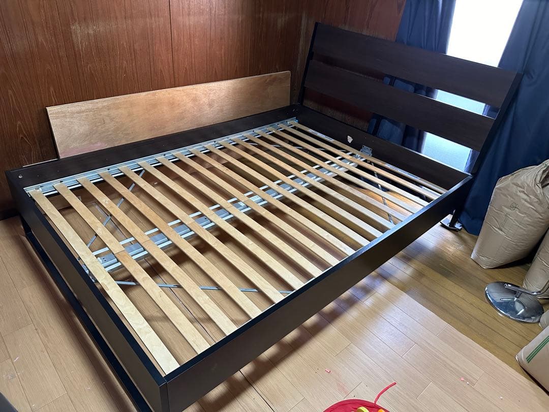 すのこベッド IKEA BEDFRAME QUEEN SIZE