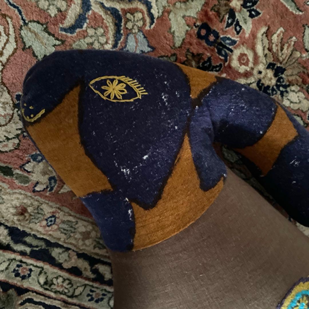 ミナペルホネン　うさぎクッション　slow dance/path