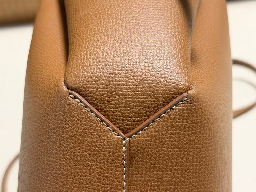 【未使用級美品】ポレーヌ cyme mini キャメル ショルダーバッグ