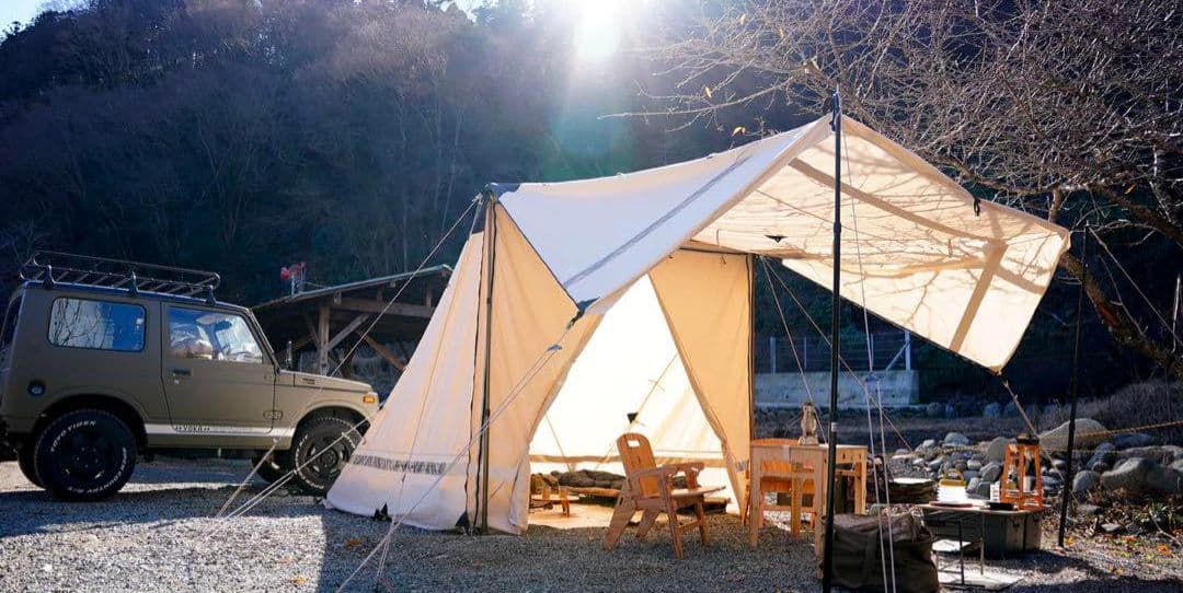 新品・未使用　YOKA CABIN キャンプテント YK-TN02 アイボリー