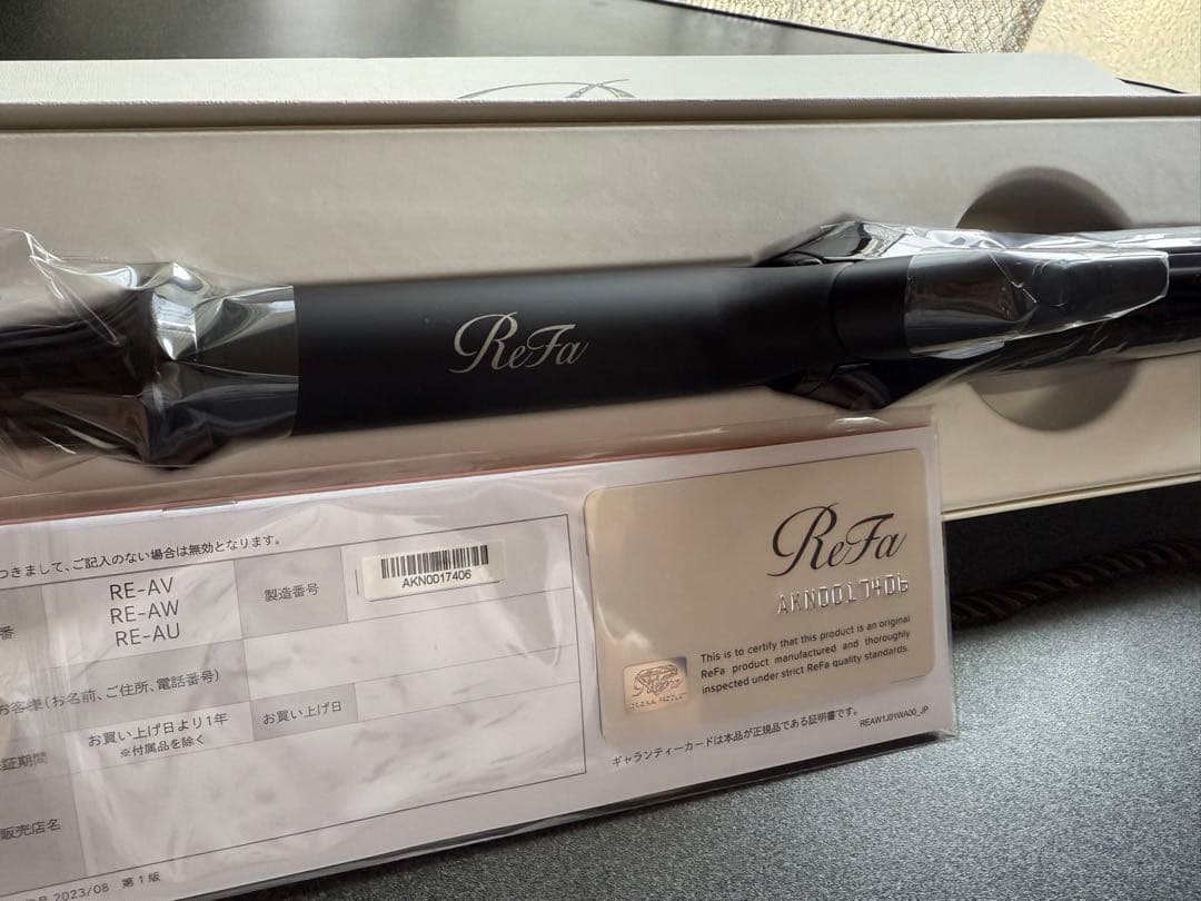 新品未使用MTG ReFa リファ カールアイロン プロ ブラック 32mm
