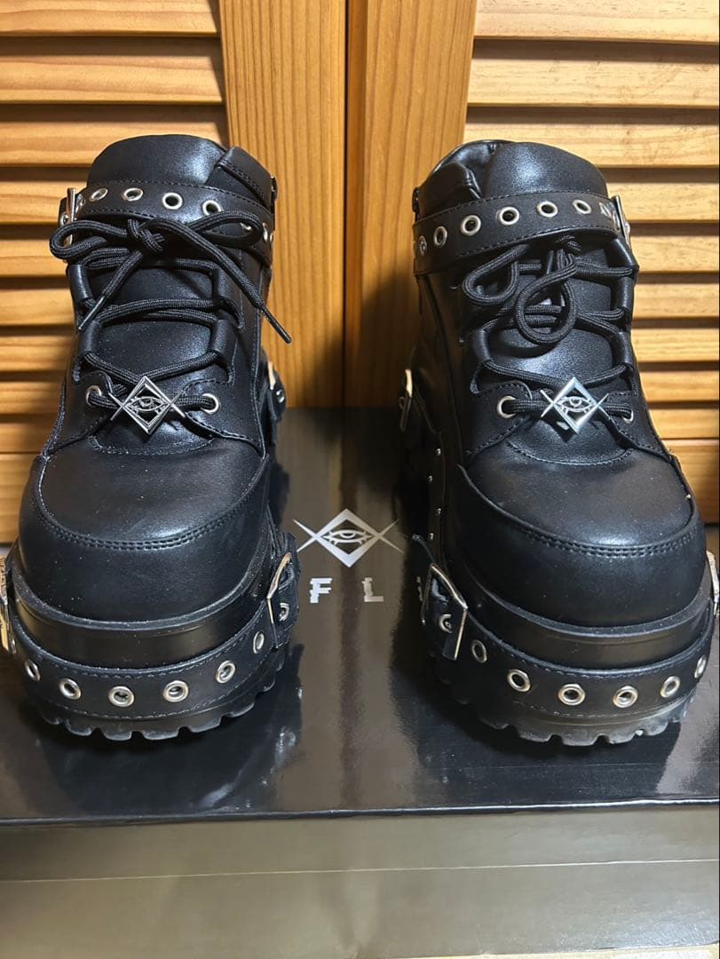 REFLEM【レフレム】プラットフォームシューズ 厚底ブーツ