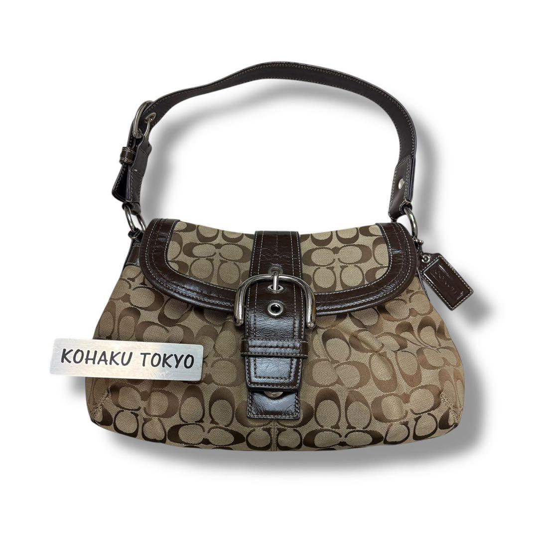 バッグ COACH Flap Soho Lether Shoulderbag