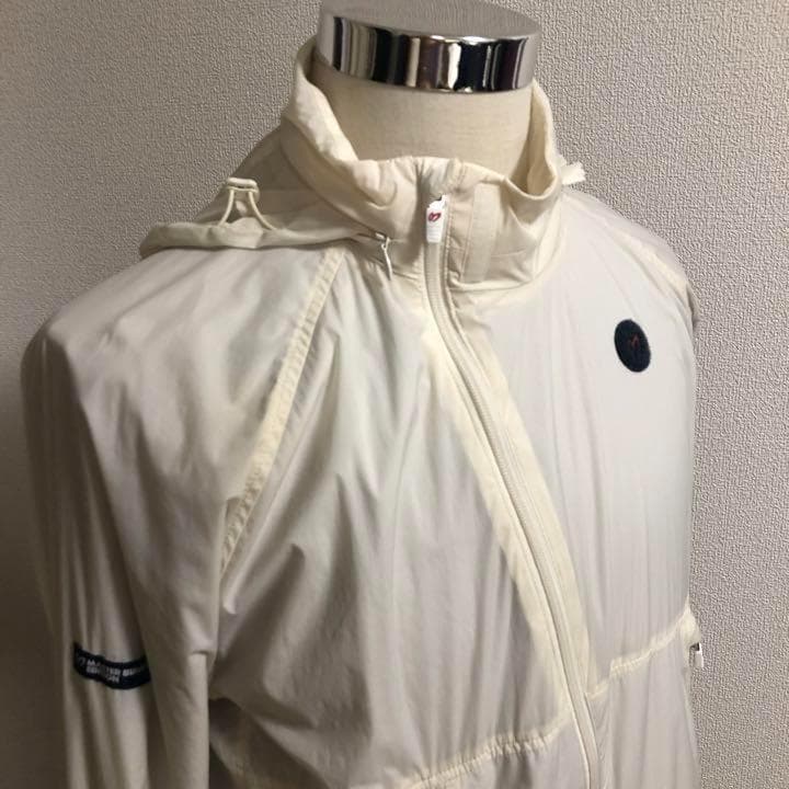 アシンメトリー ダブルジップ ジャケット アイボリー サイズ6