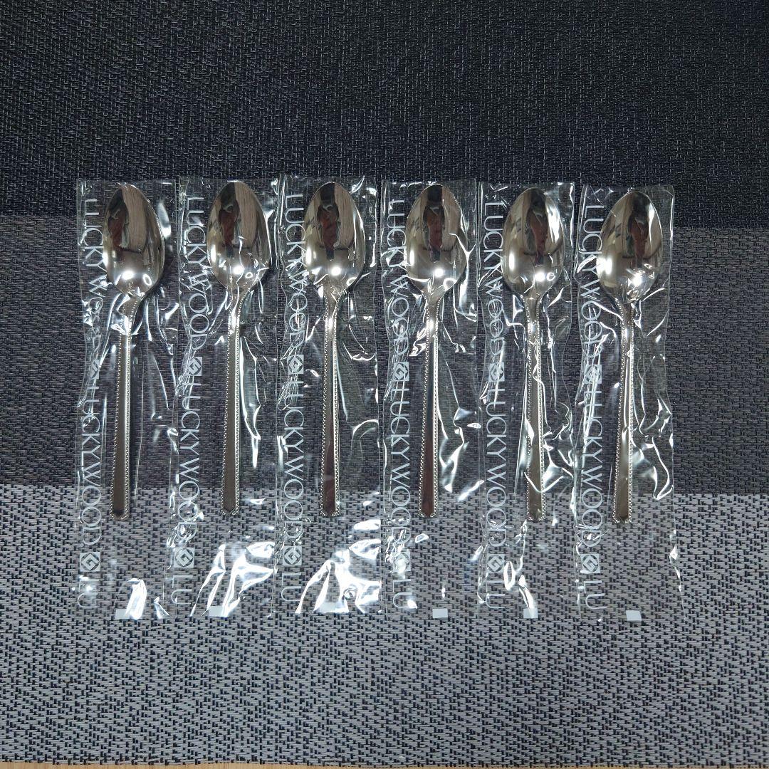 A15⑨⑩ラッキーウッド　ロマンス 　カトラリーセット（30PC）