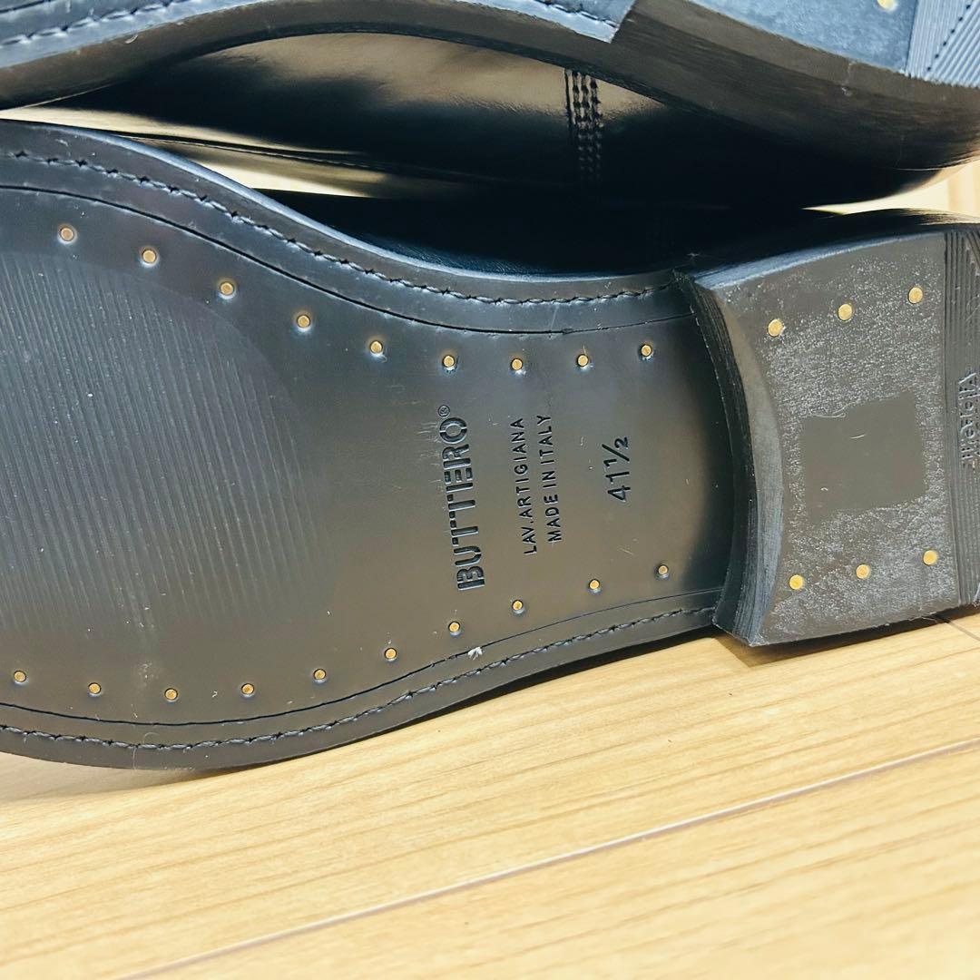 【未使用級】ブッテロ BUTTERO T-BONE ブーツ B4420 41.5