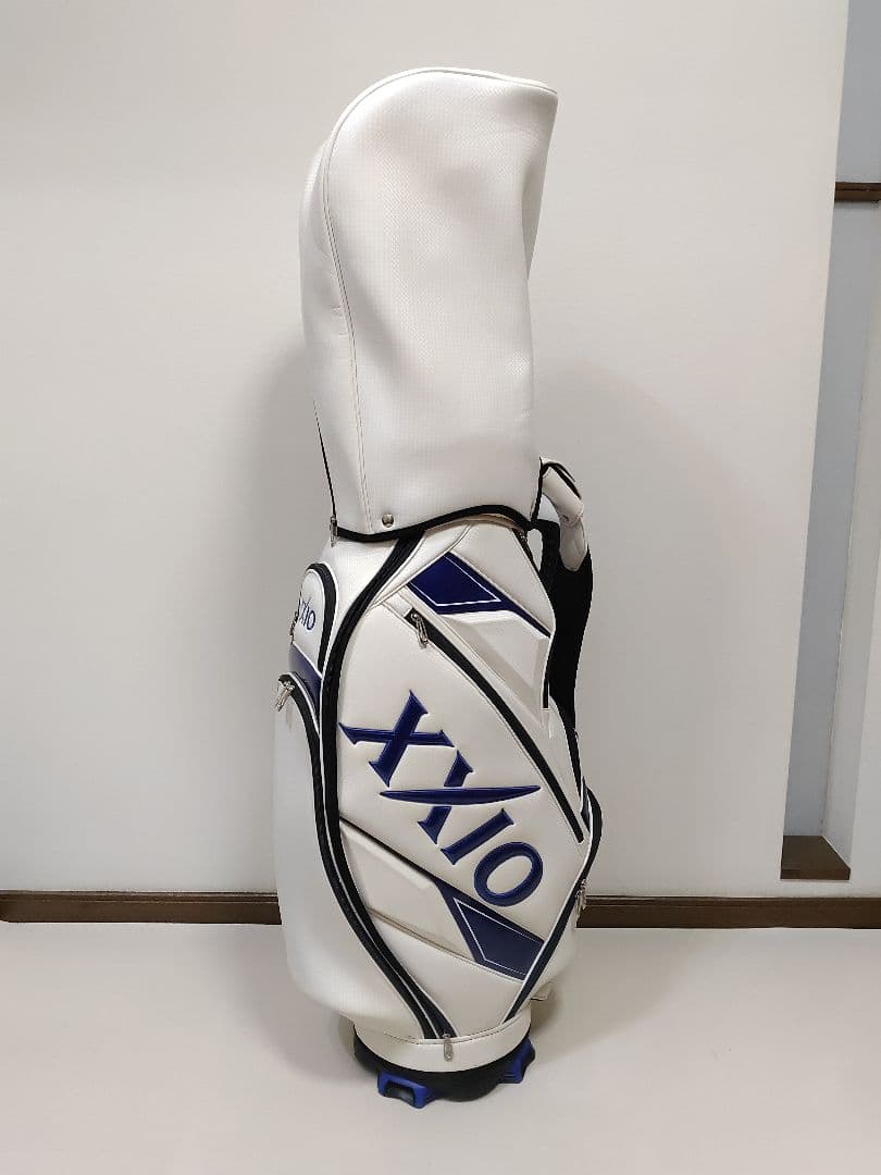 ゼクシオ XXIO キャディバッグ ホワイト ブルー　送料無料
