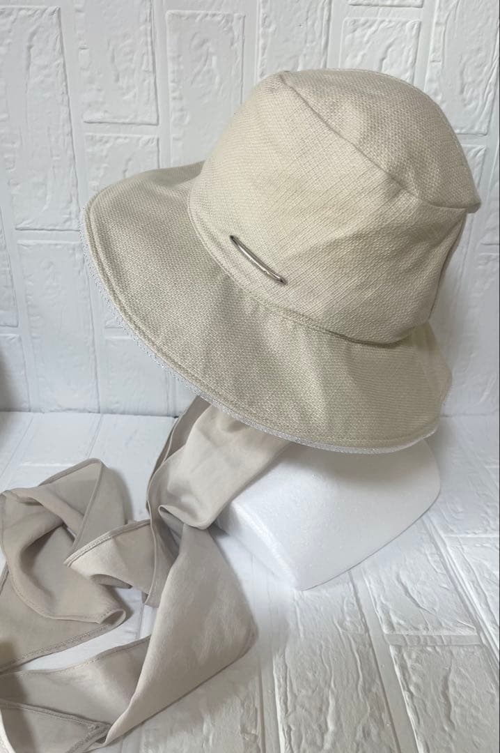 【新品】アンテプリマクロッシェハットサマーシールドリボンスカーフ遮熱遮光UVケア