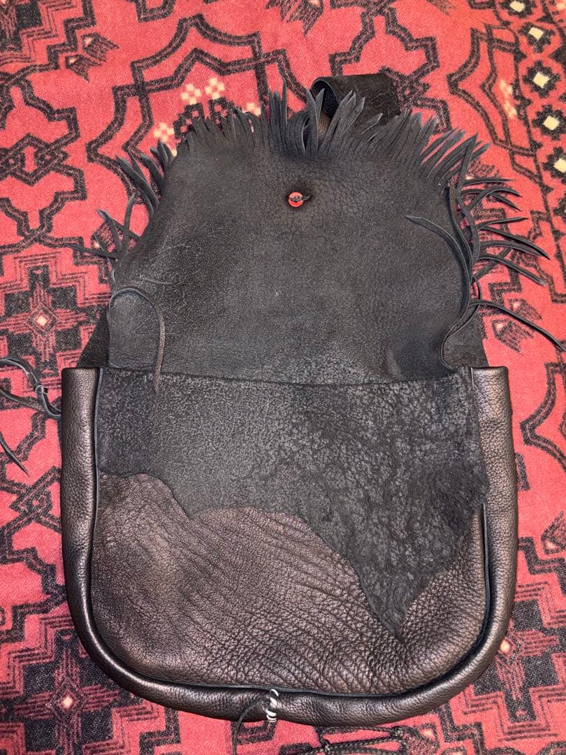 larry smith FRINGE BAG largeディアスキン　カスタム