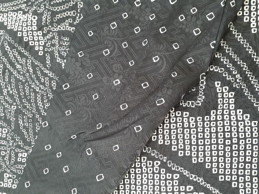 着物　絞り　正絹