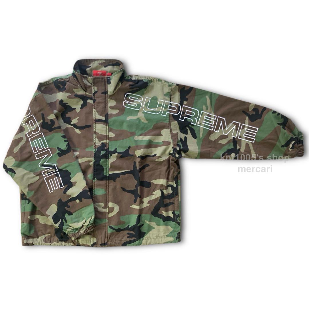 Supreme Spellout Track Jacket ジャケット カモ S