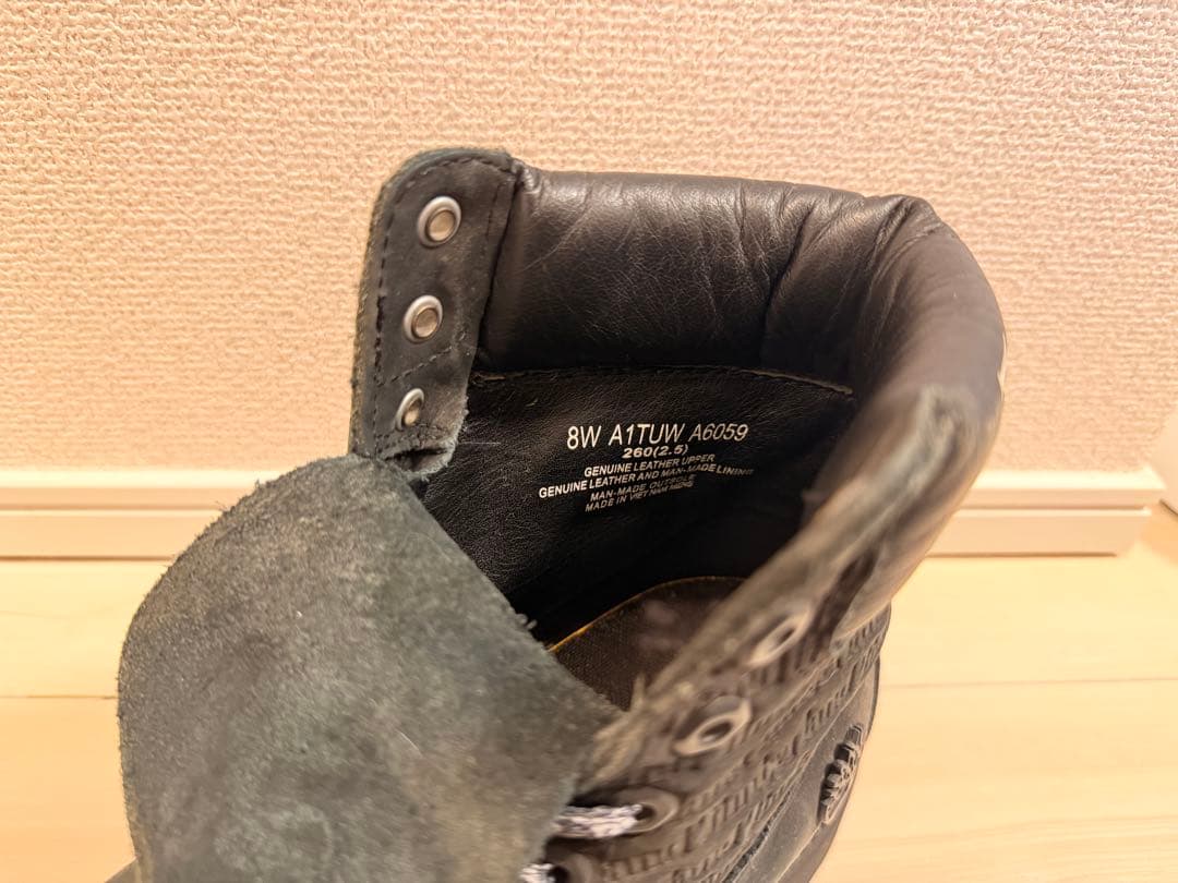 Timberland プレミアム ロゴ ブーツ A1TUWロゴ